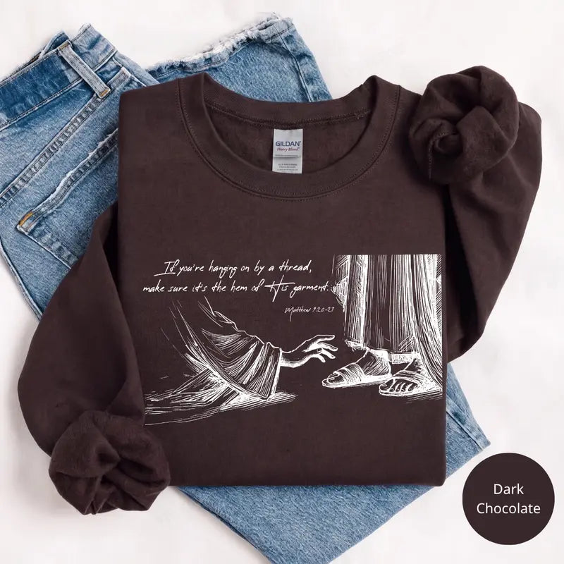 Hem of His garment Matthew 9 faith shirt