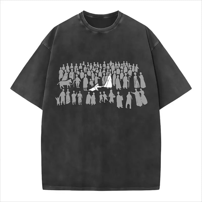 By His Wounds We Are Healed vintage washed tee
