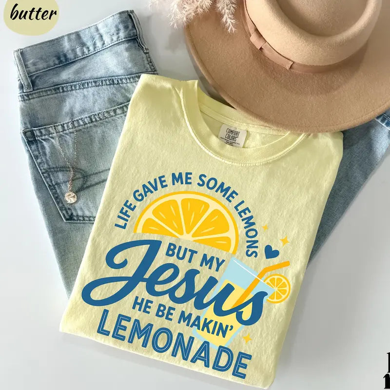 Jesus Lemonade Christian faith shirt
