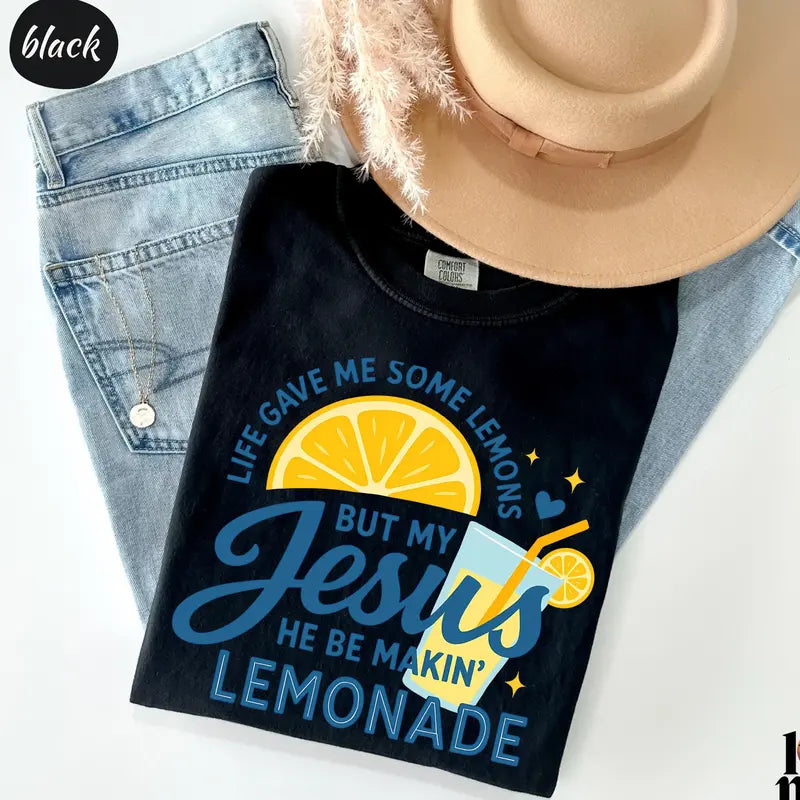 Jesus Lemonade Christian faith shirt