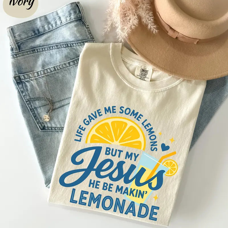 Jesus Lemonade Christian faith shirt