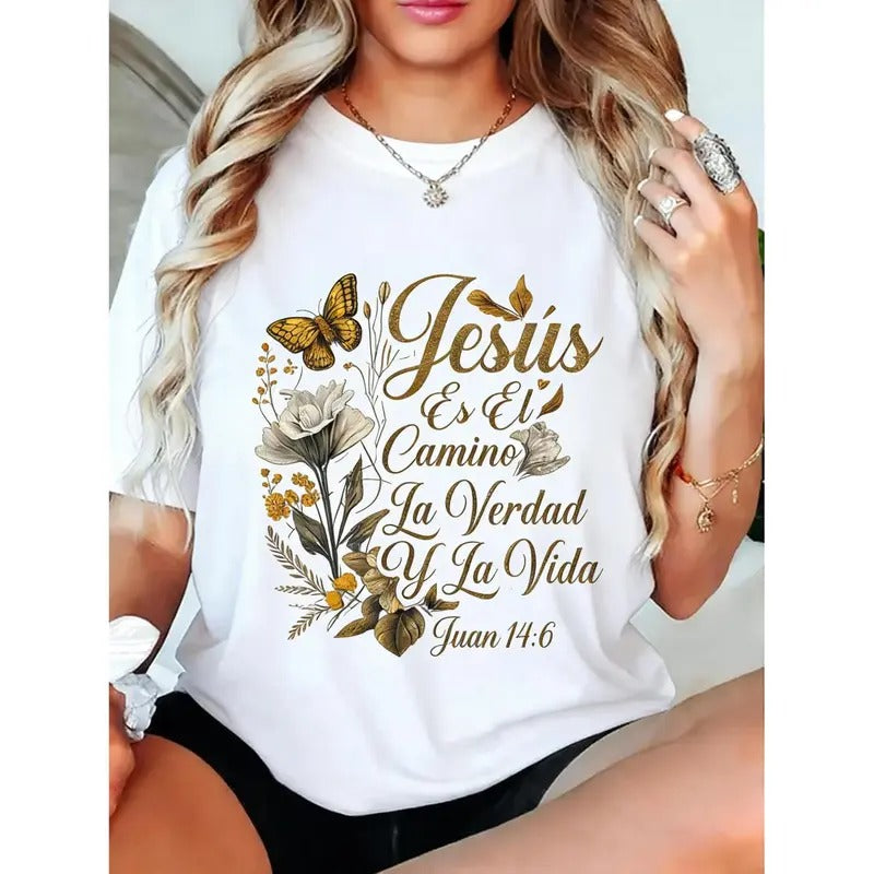 Jesus Es El Camino Spanish faith shirt