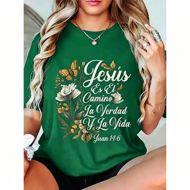 Jesus Es El Camino Spanish faith shirt