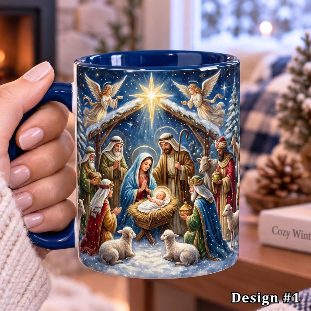 The Greatest Gift Of All Mug | Nativity Matthew 1:21 Christmas Cup ...