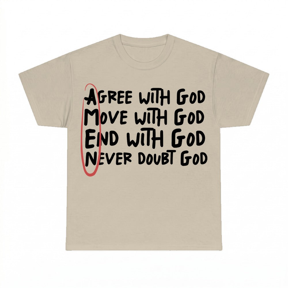 AMEN Acronym shirt - Sand