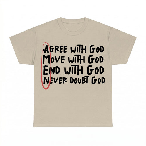 AMEN Acronym shirt - Sand