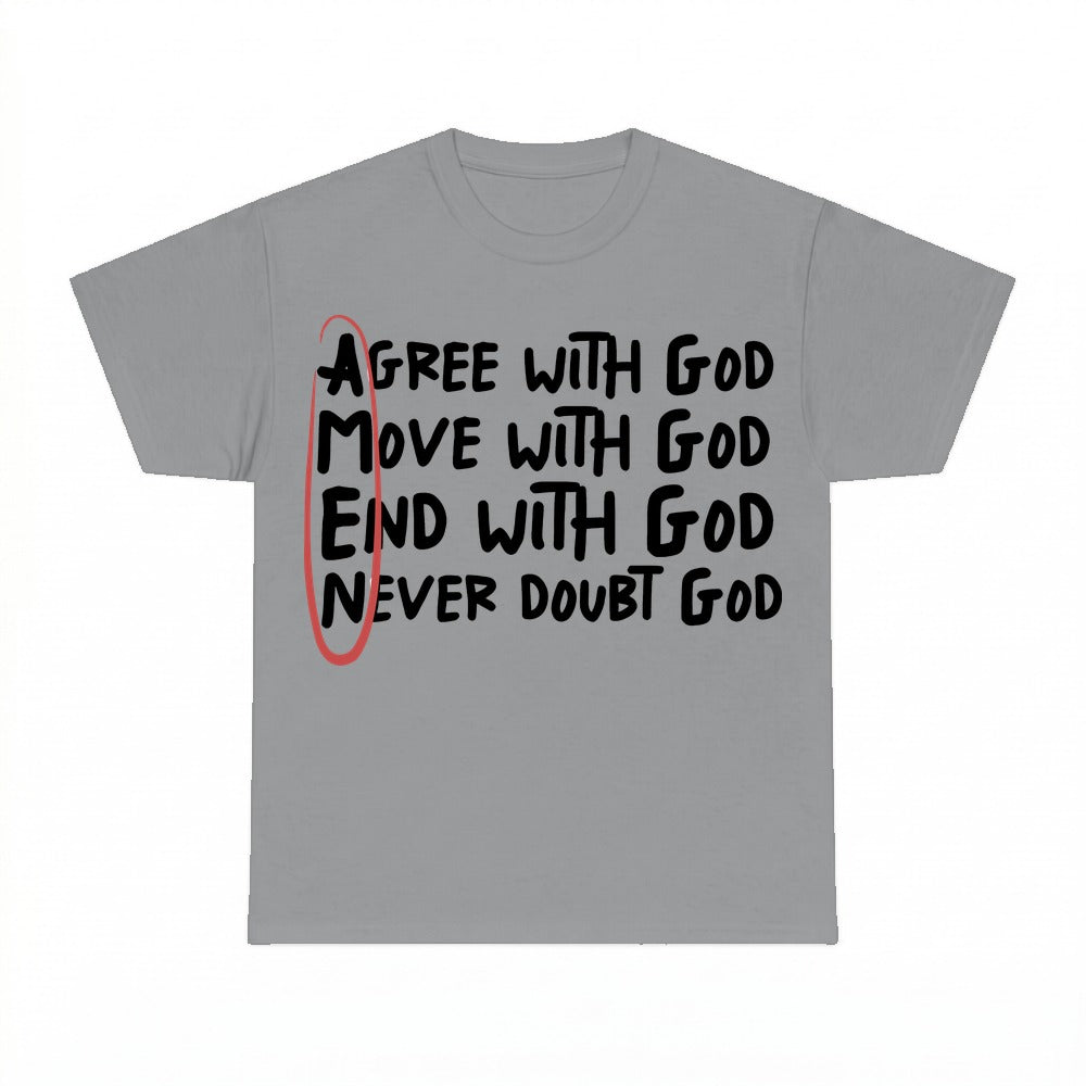 AMEN Acronym shirt - Sport Grey