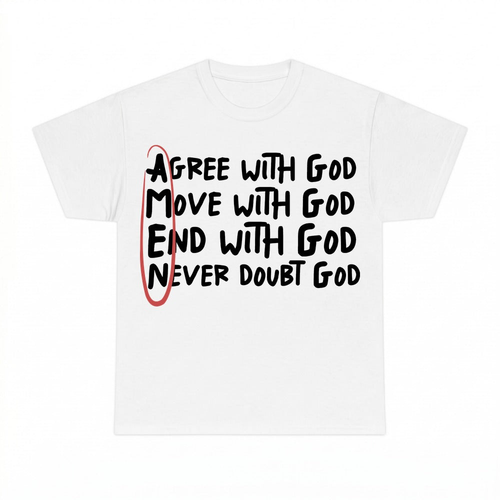 AMEN Acronym shirt - White
