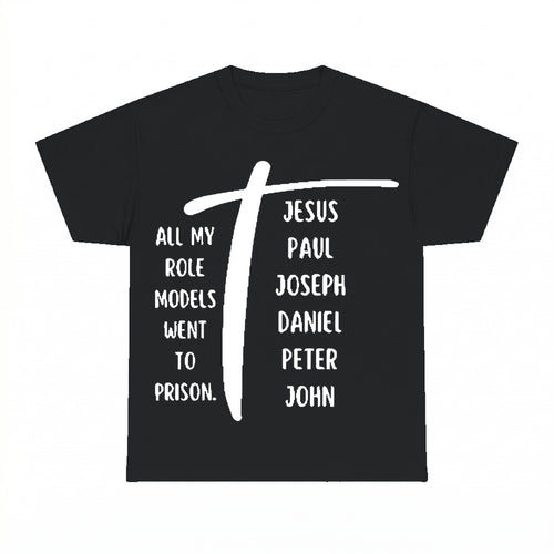 All My Role Models Went To Prison shirt - Black