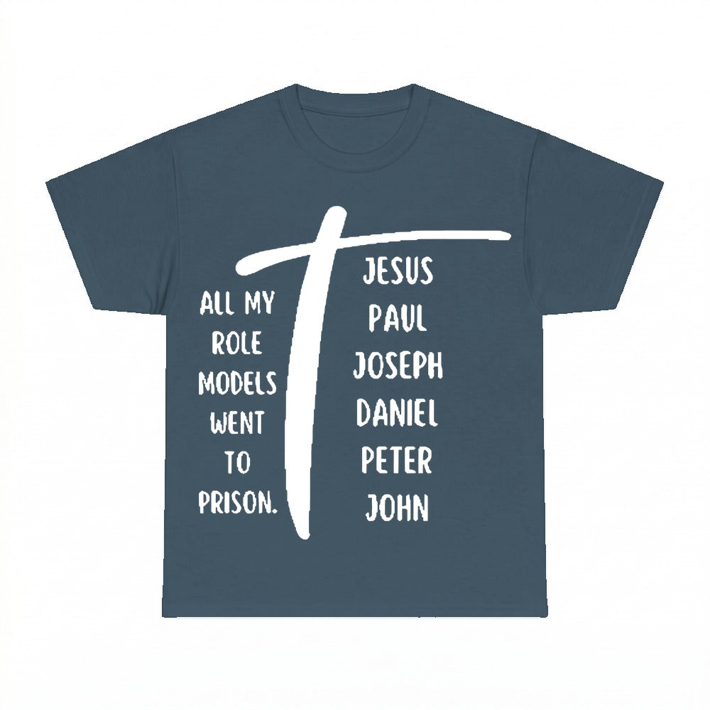 All My Role Models Went To Prison shirt - Dark Heather