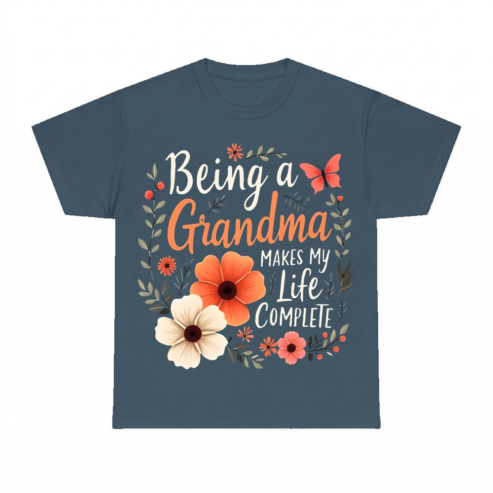 Being A Grandma Makes My Life Complete shirt - Dark Heather