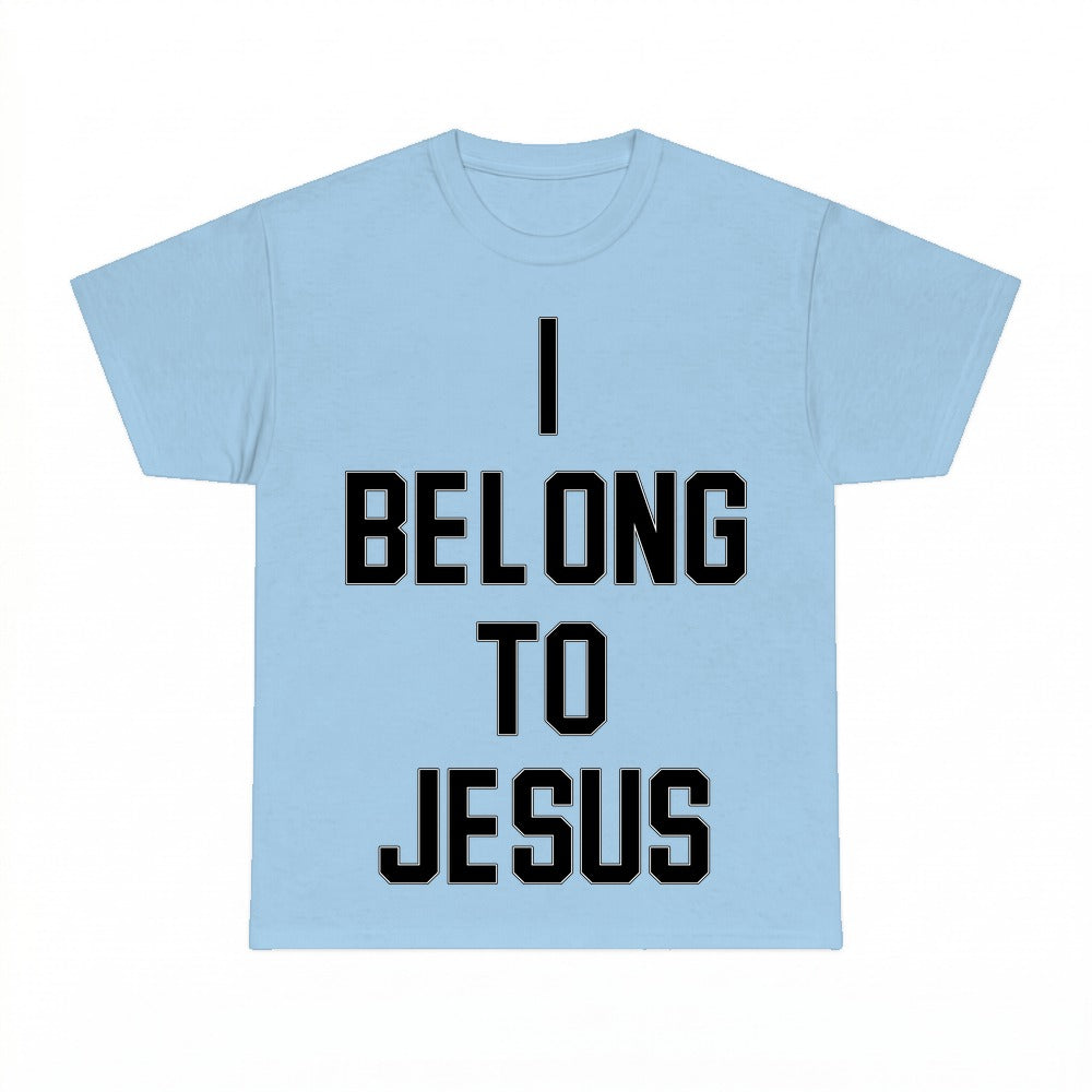 I Belong To Jesus shirt - Light Blue