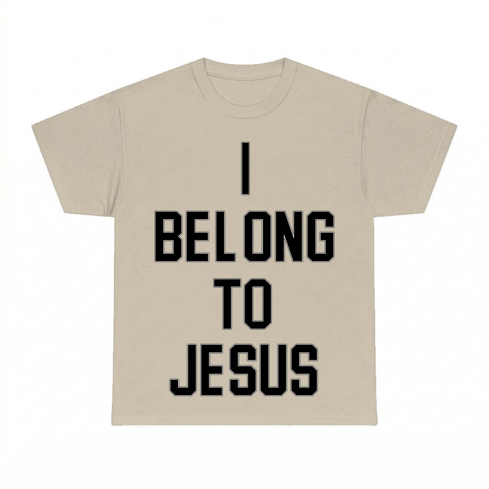 I Belong To Jesus shirt - Sand
