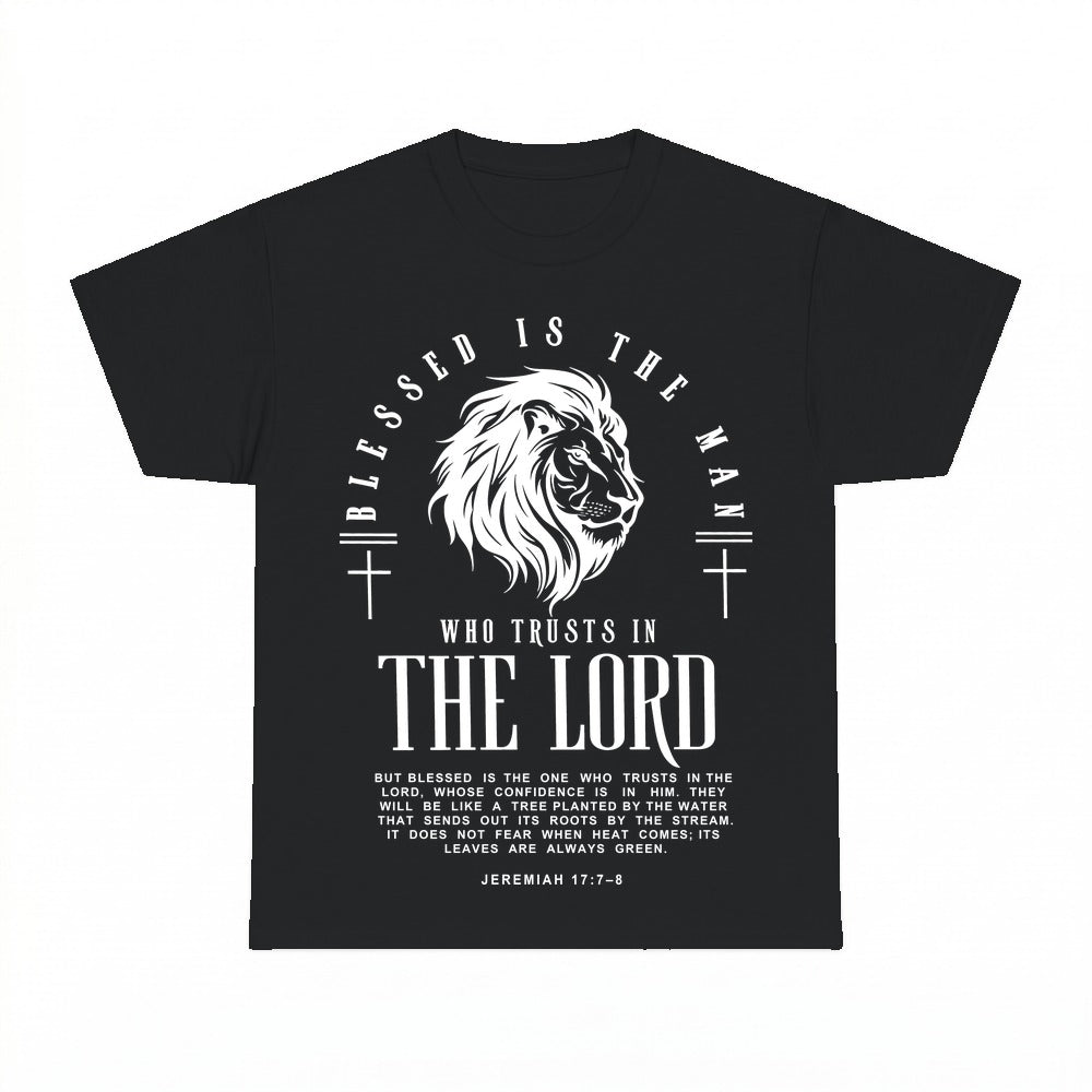 Blessed Is The Man shirt - Black