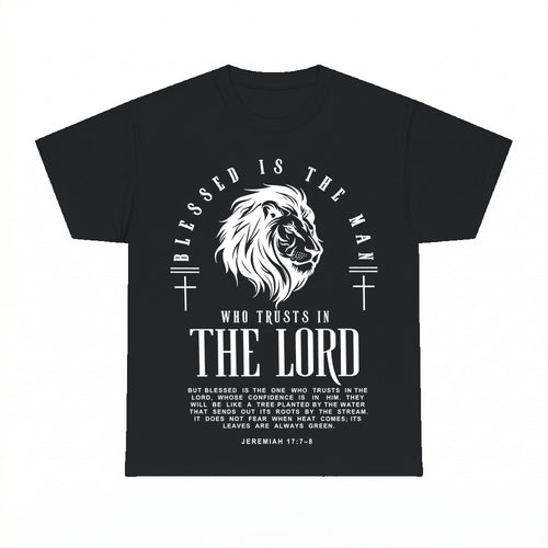 Blessed Is The Man shirt - Black