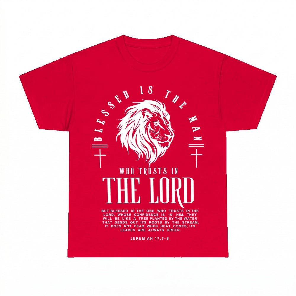 Blessed Is The Man shirt - Red