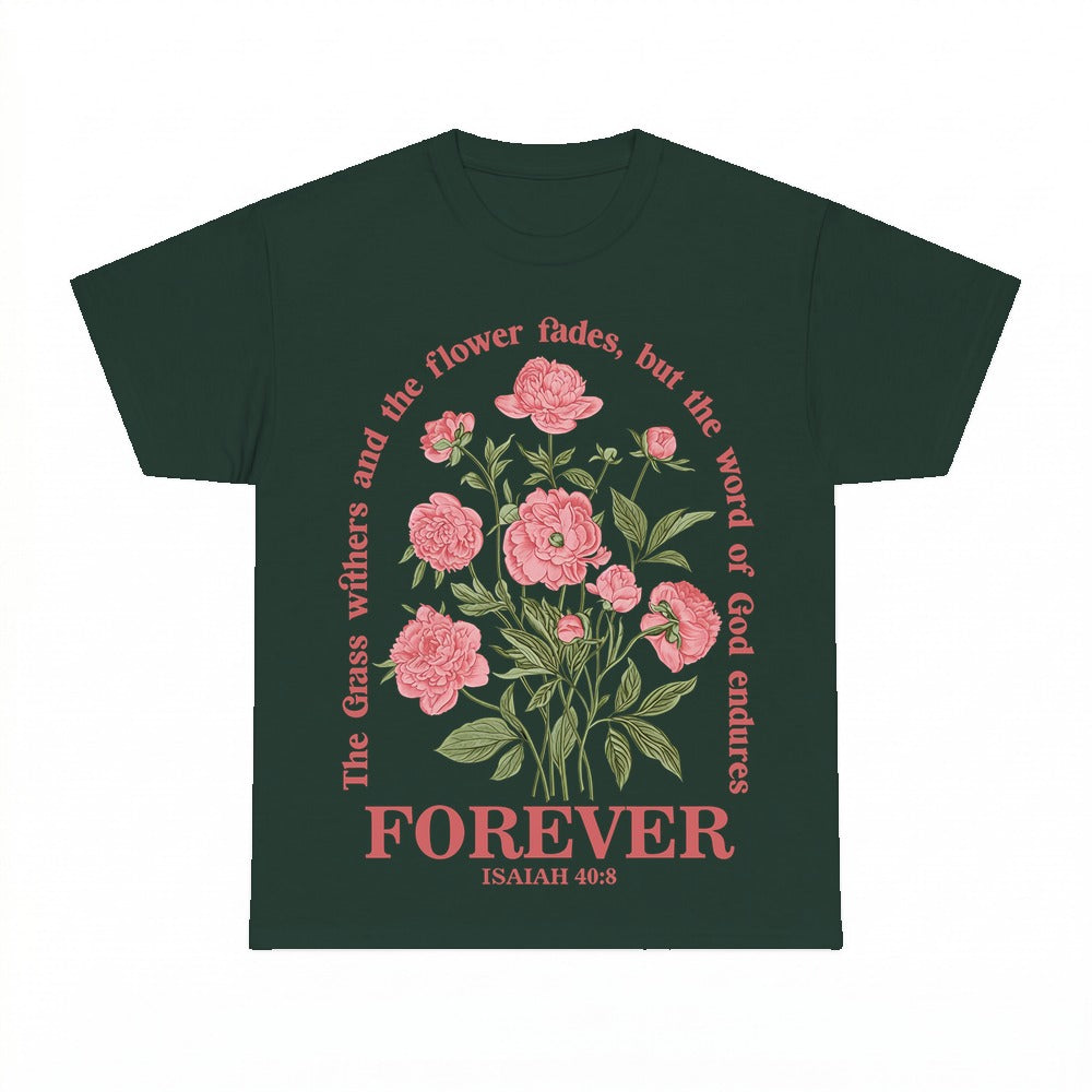 Boho Christian Pattern shirt - Forest Green