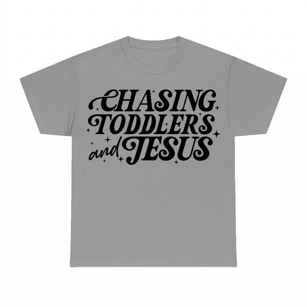 Chasing Jesus And Toddlers shirt - Sport Grey