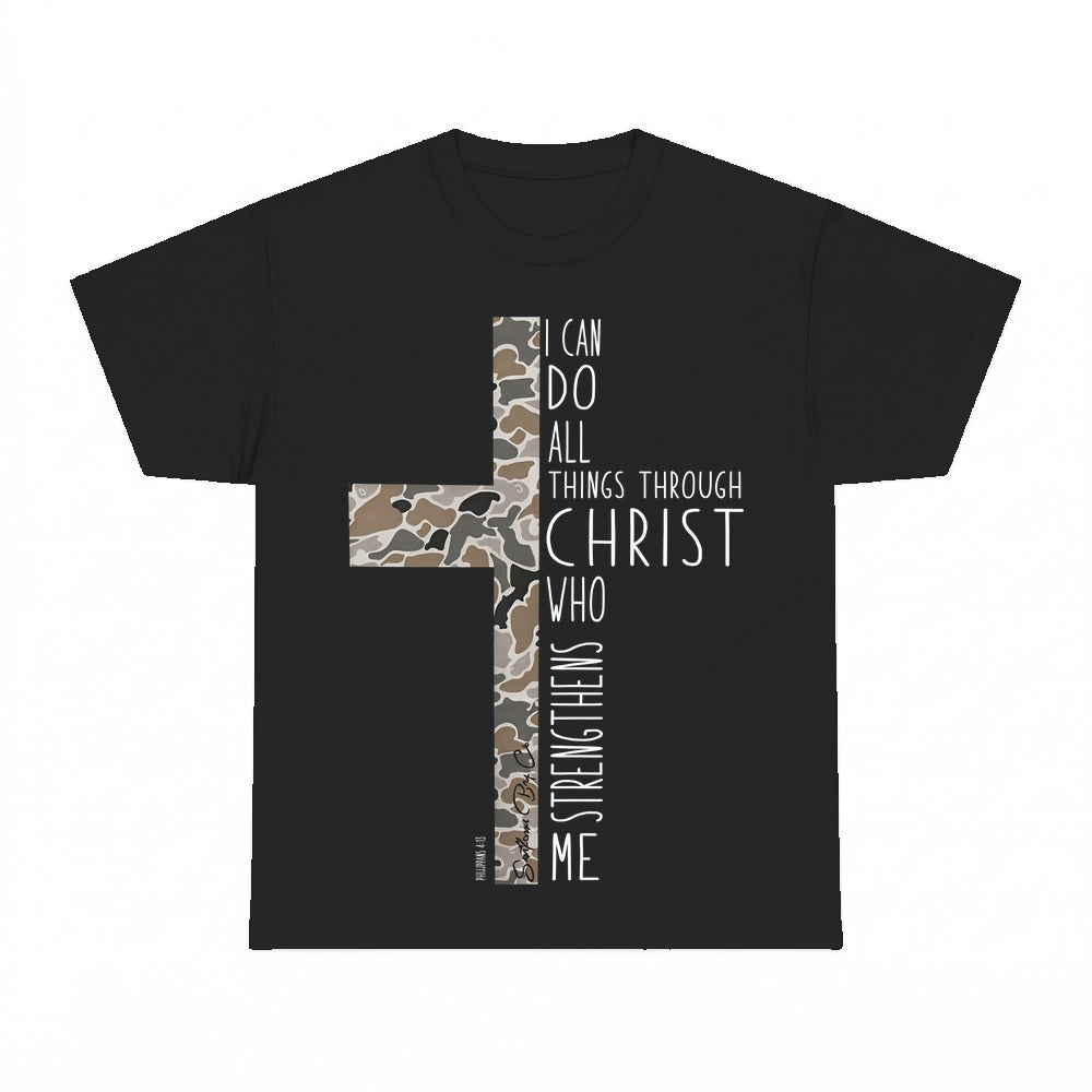 Christ Strengthens Armor of God shirt - Black