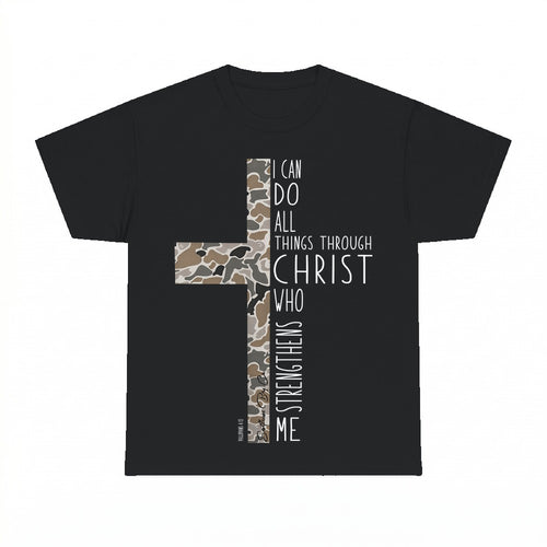 Christ Strengthens Armor of God shirt - Black