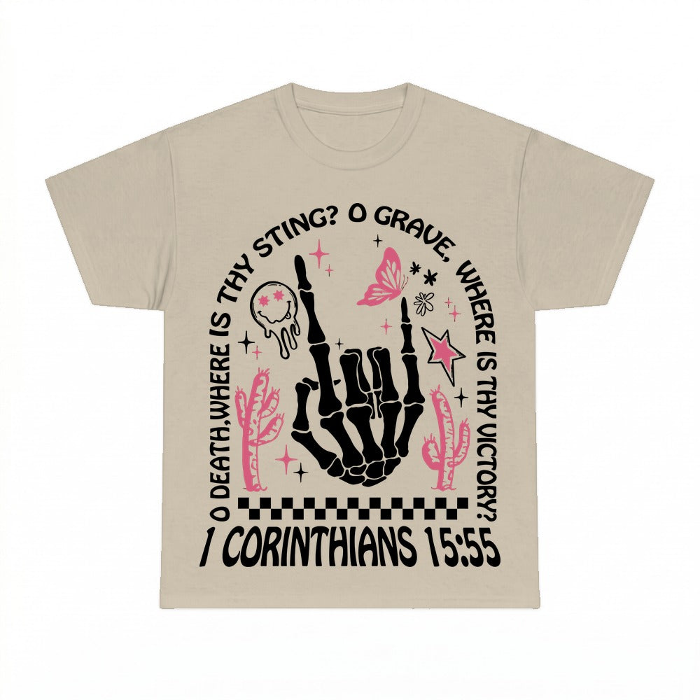 Death Where Is Your Sting shirt - Sand