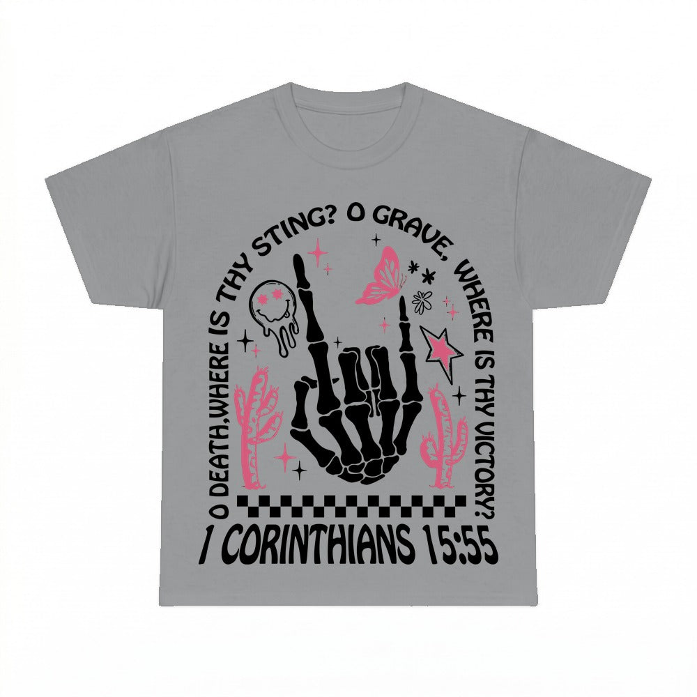 Death Where Is Your Sting shirt - Sport Grey