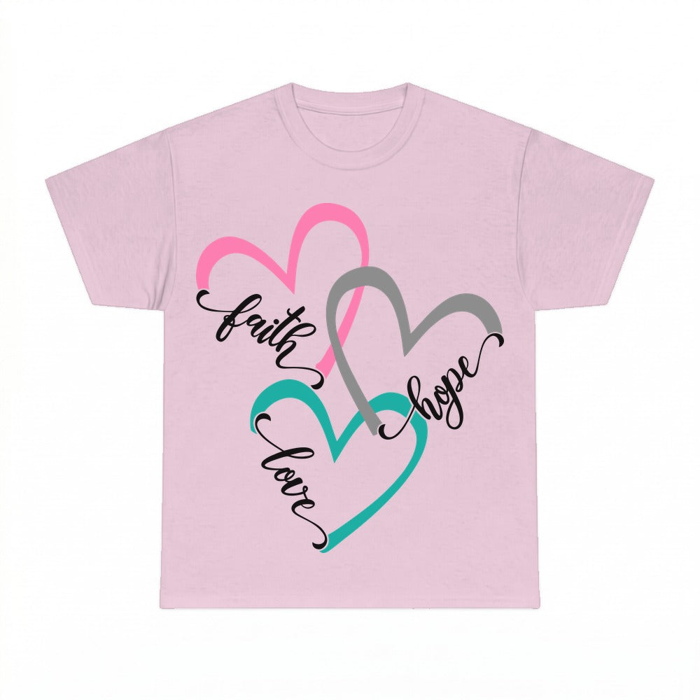 Faith Hope Love shirt - Light Pink