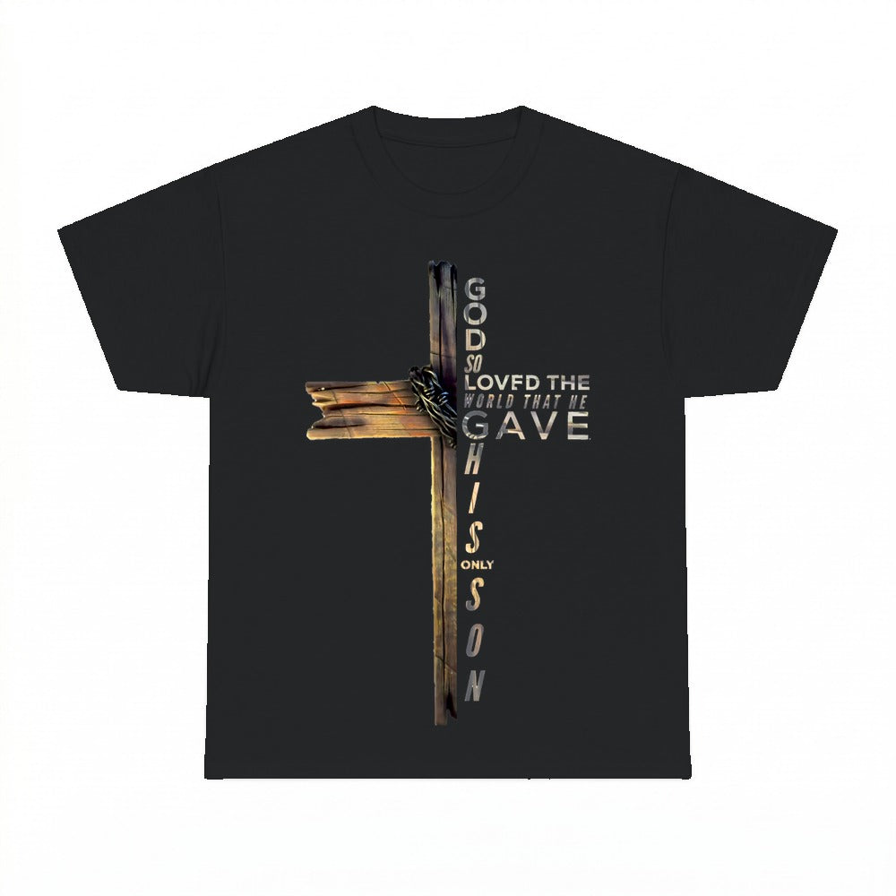 For God So Loved The World shirt - Black