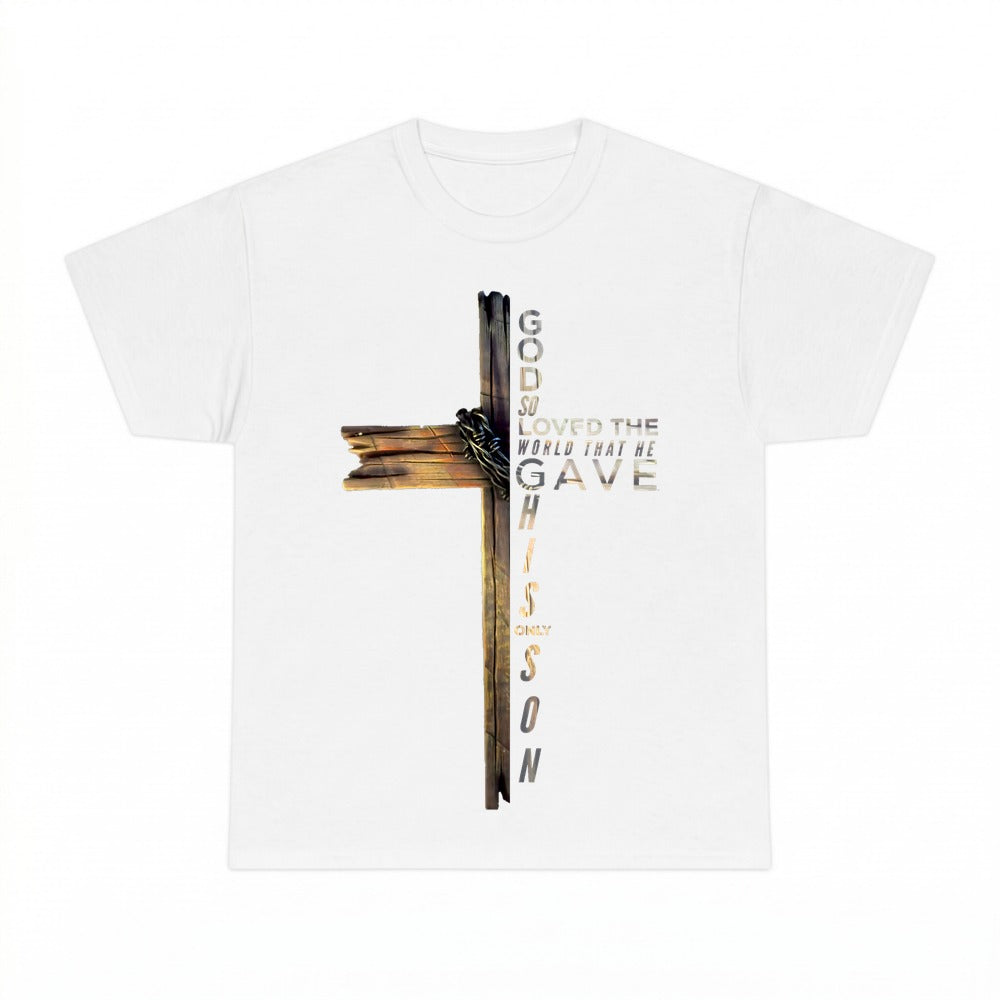 For God So Loved The World shirt - White