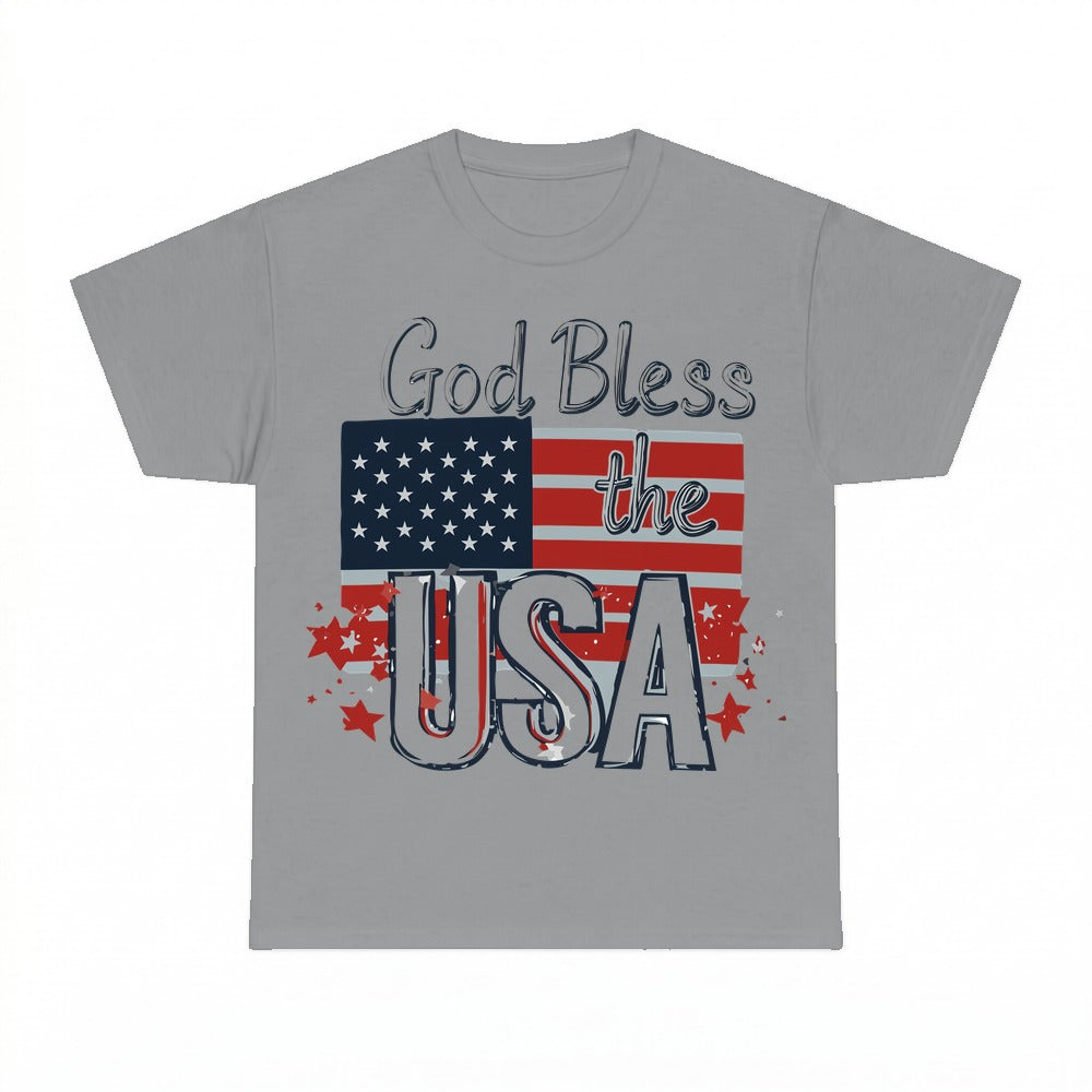 God Bless The USA shirt - Sport Grey