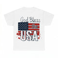 God Bless The USA shirt - White