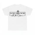 God is Good All The Time Christian faith shirt - White