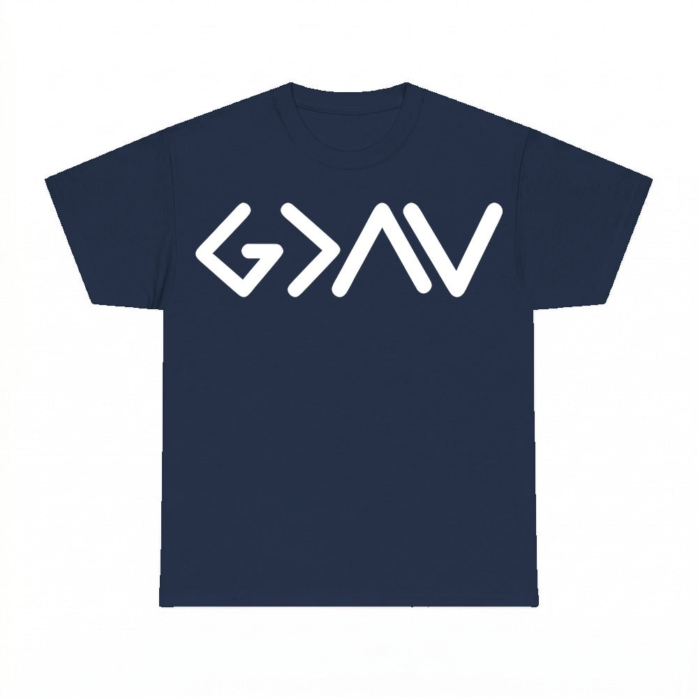 God Is Greater Than The Highs And Lows shirt - Navy