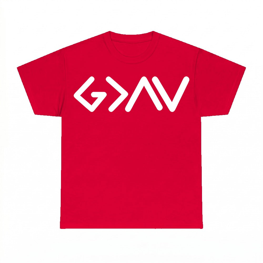 God Is Greater Than The Highs And Lows shirt - Red