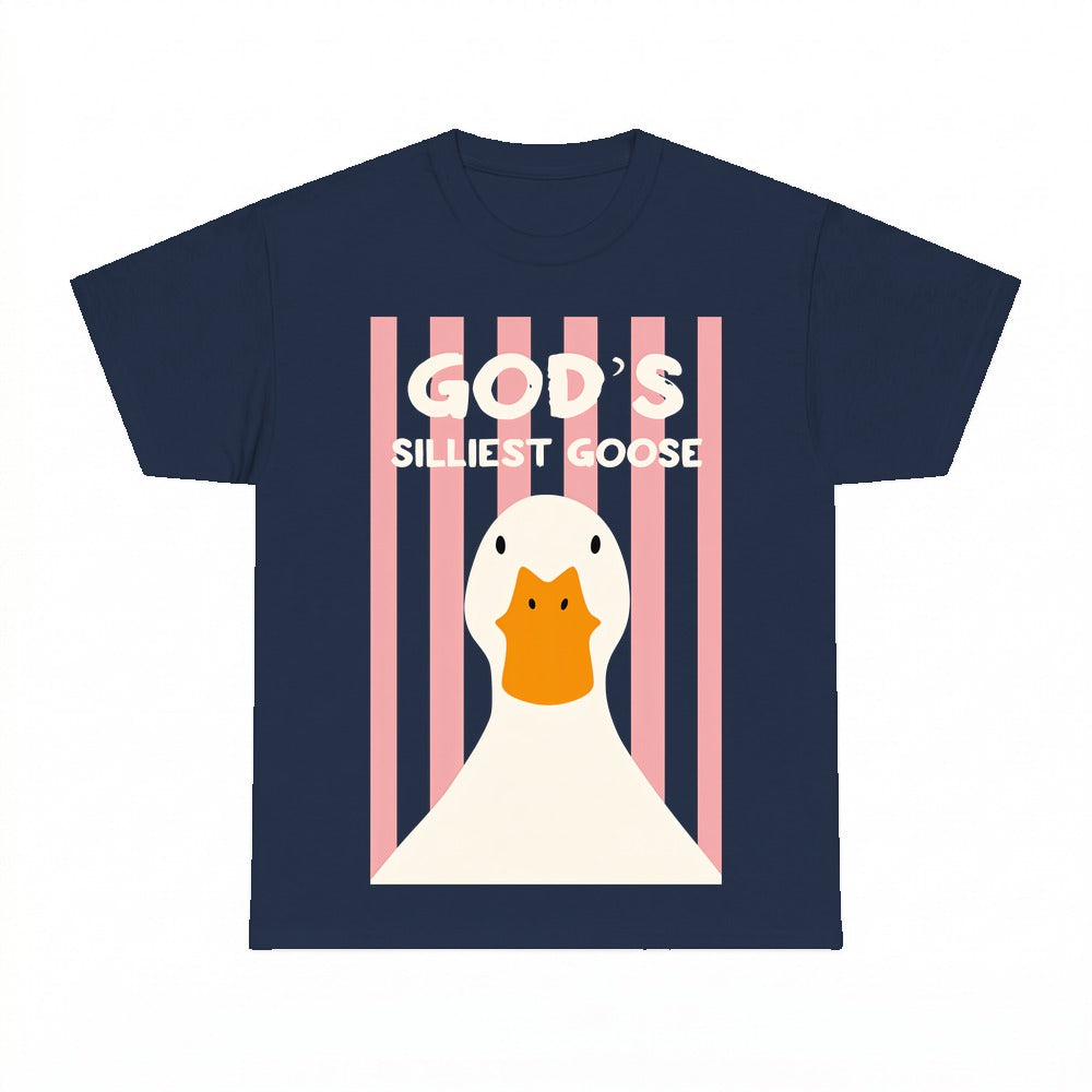 God's Silliest Goose shirt - Navy
