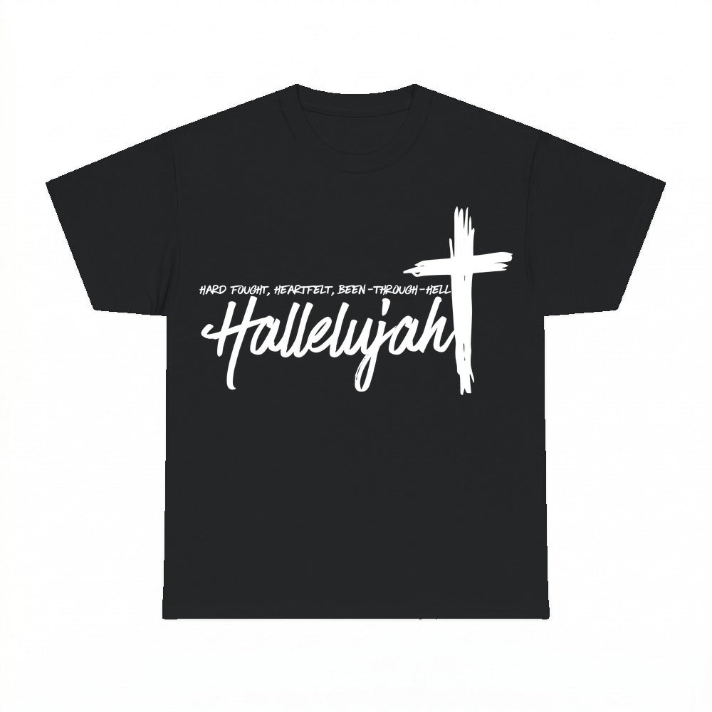 Heartfelt Hallelujah shirt - Black