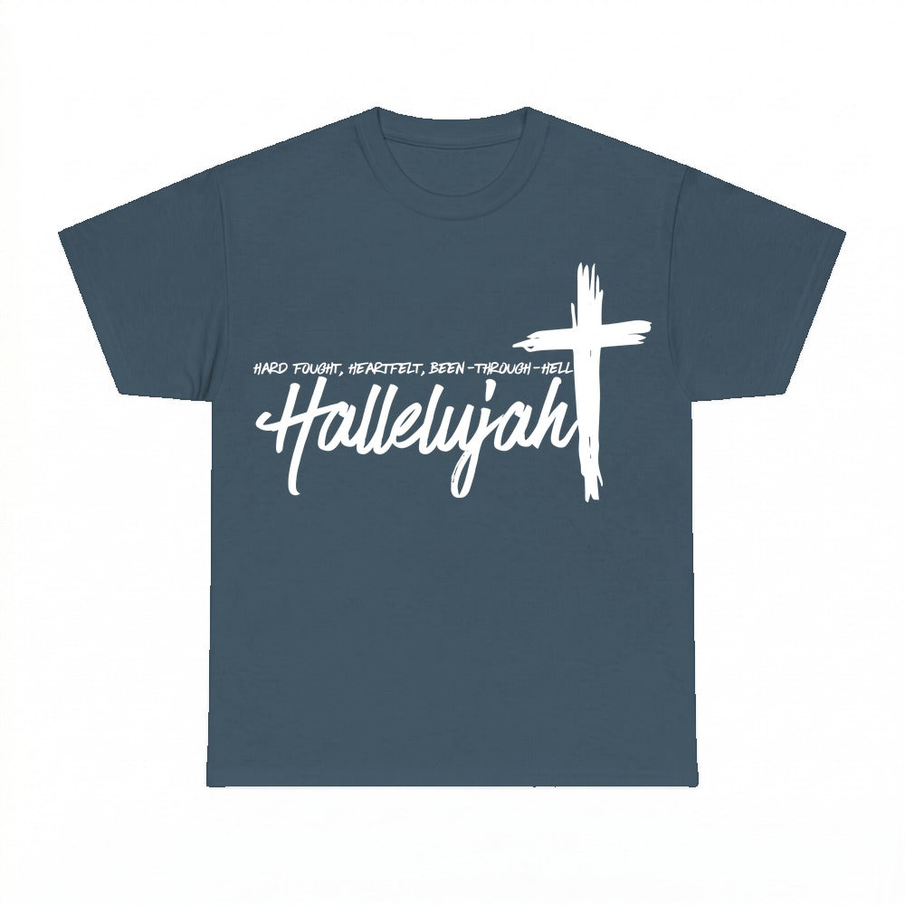 Heartfelt Hallelujah shirt - Dark Heather