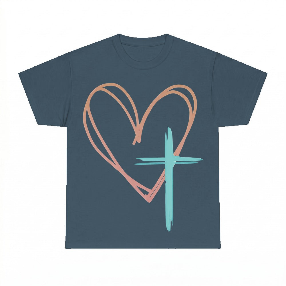 Jesus Has My Back shirt - Dark Heather
