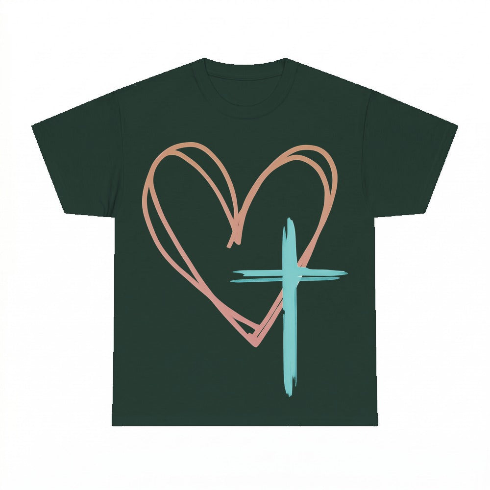 Jesus Has My Back shirt - Forest Green