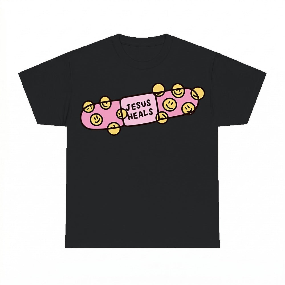 Jesus Heals shirt - Black