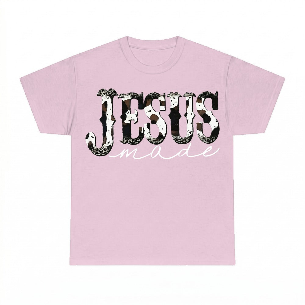 Jesus Made Western shirt - Light Pink