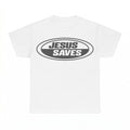JESUS SAVES Christian faith shirt - White