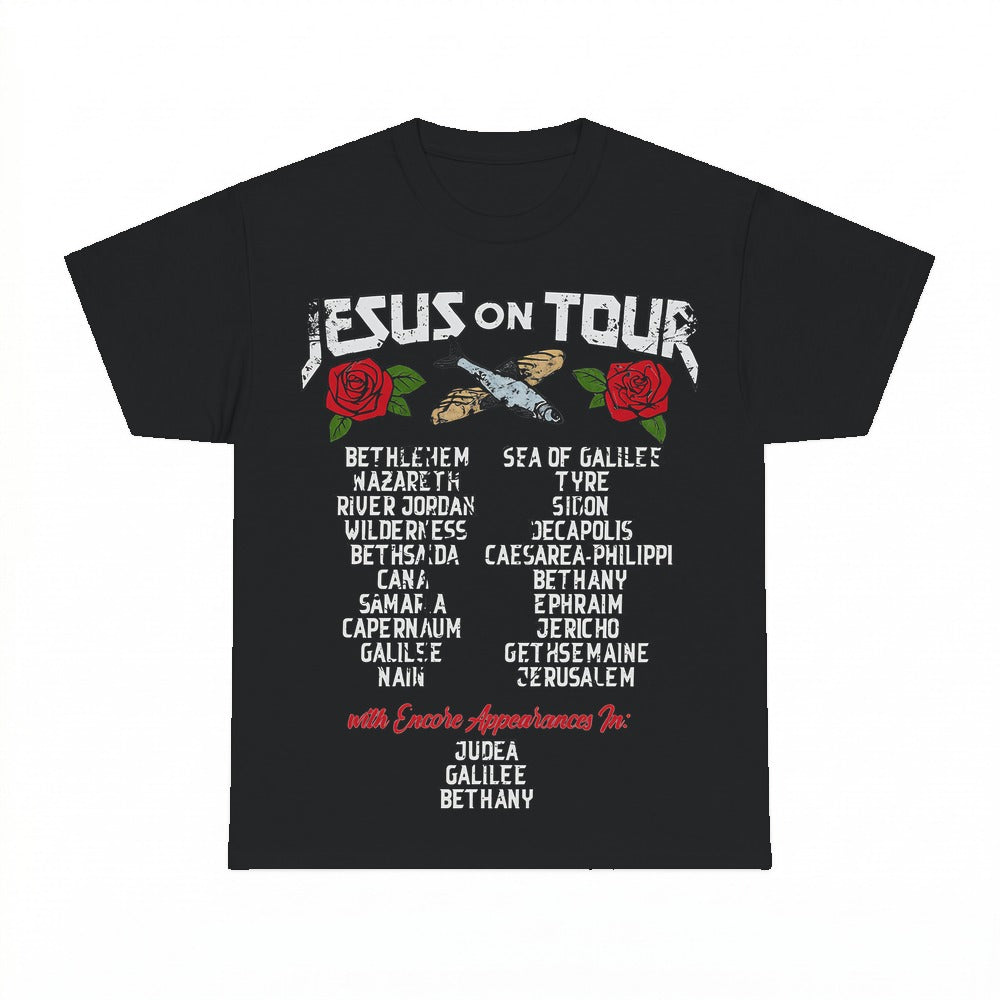 Jesus World Tour shirt - Black