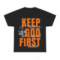 Keep God First shirt - Black