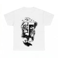 Blessed Lion Cross Christian shirt - White