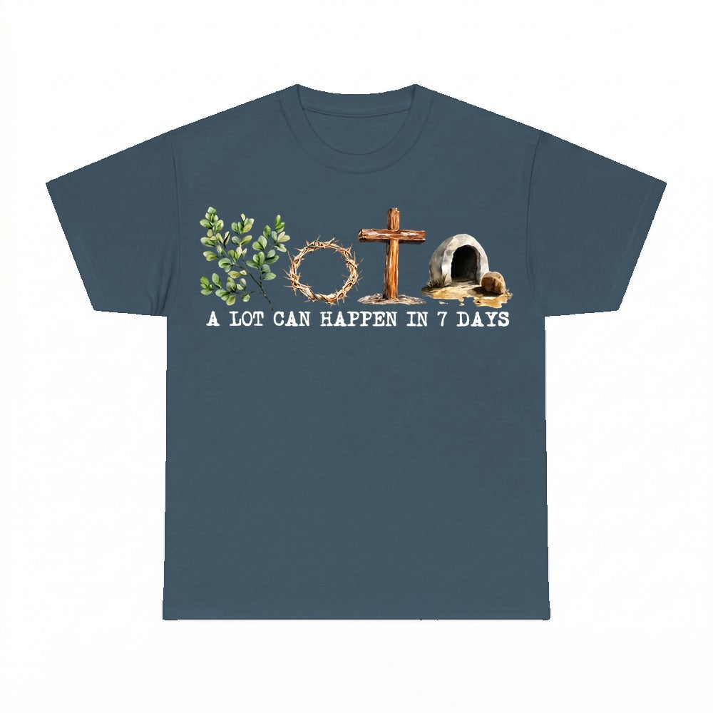 A Lot Can Happen In 7 Days shirt - Dark Heather
