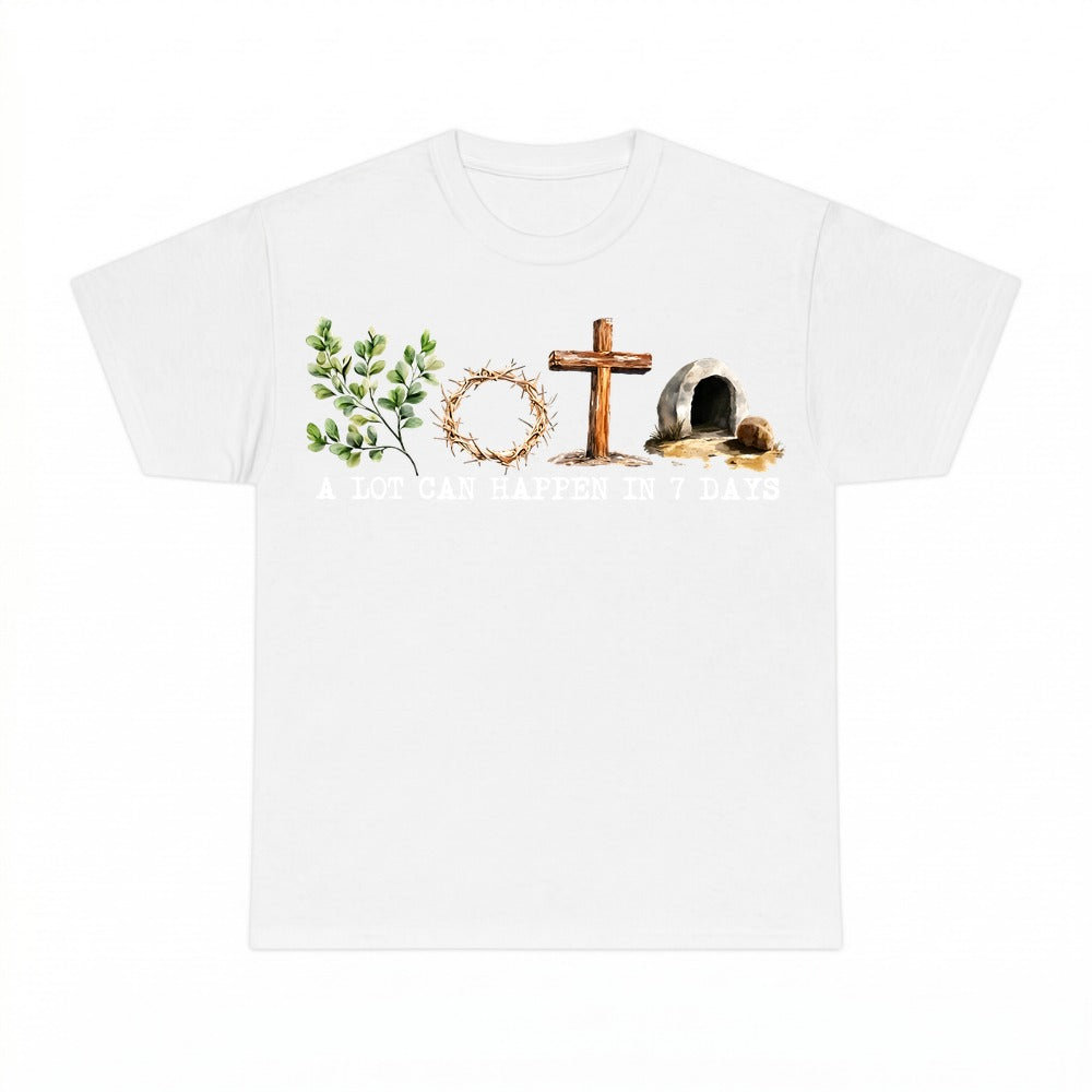 A Lot Can Happen In 7 Days shirt - White