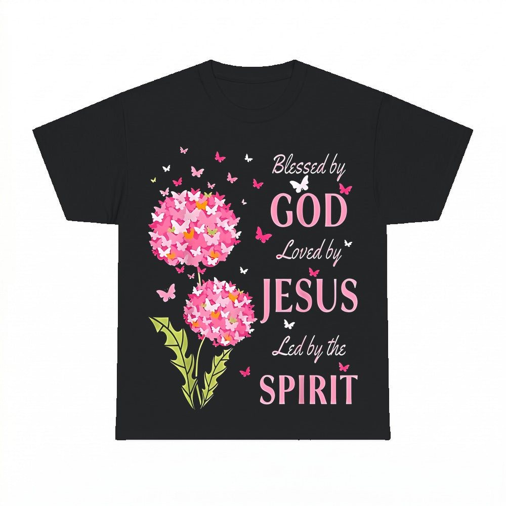 Loved By Jesus Led By The Spirit shirt - Black