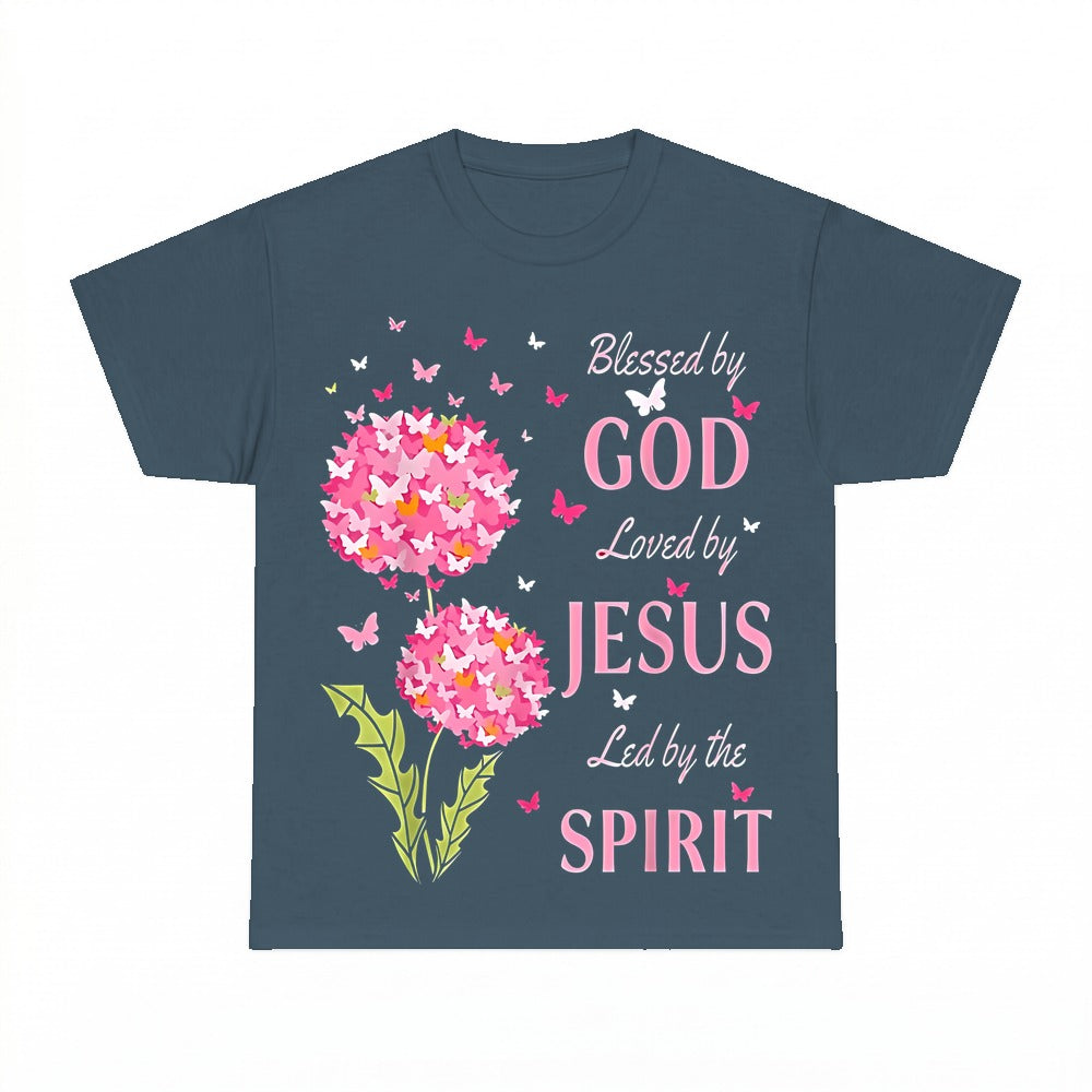 Loved By Jesus Led By The Spirit shirt - Dark Heather