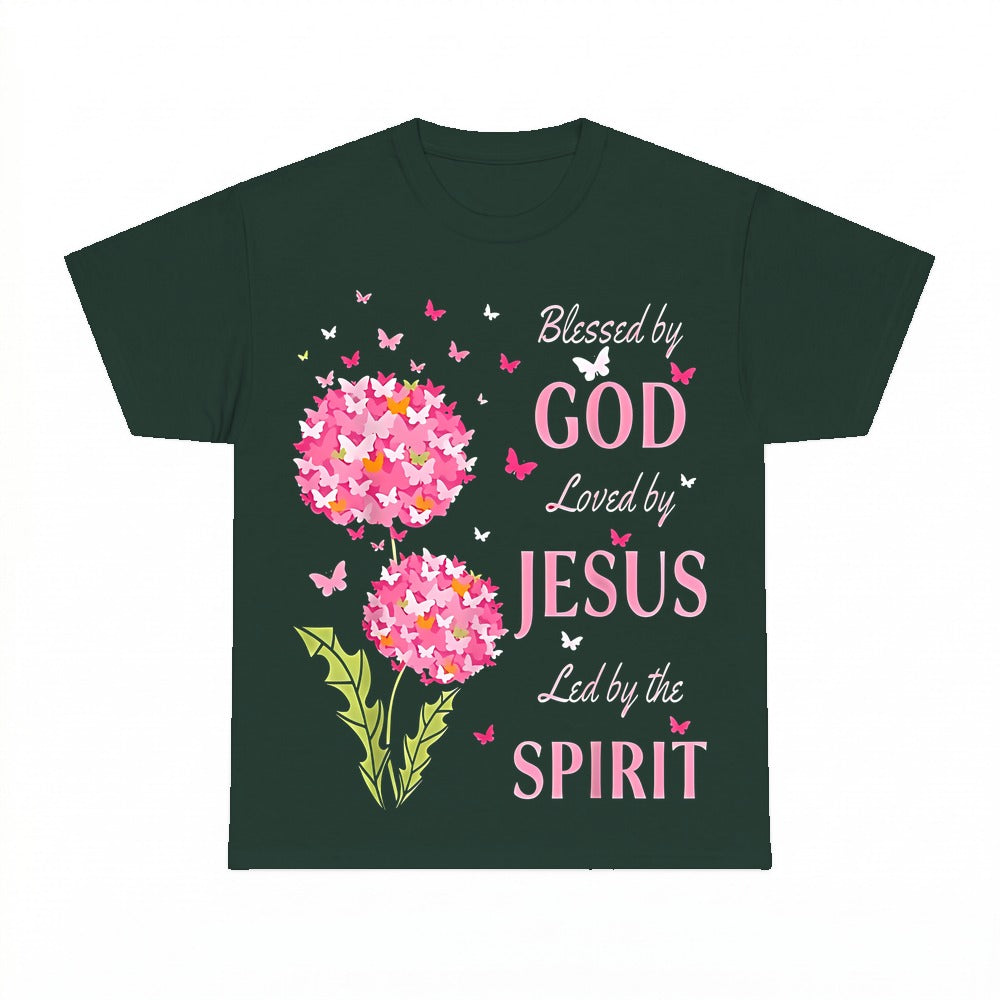 Loved By Jesus Led By The Spirit shirt - Forest Green